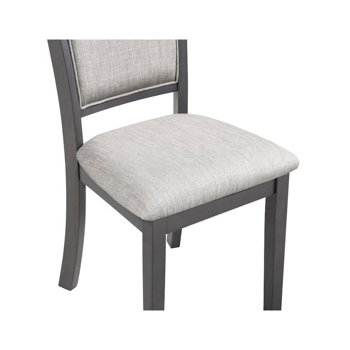 New Classic Furniture Amy Dining Chair (2/Ctn)-Gray