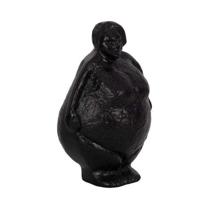 5" Full Figured Woman, Black