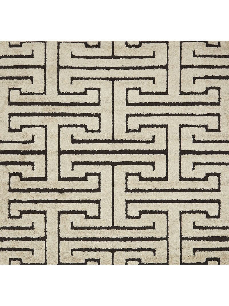 Enchant Ivory/Dark Brown 9' x 12' Rug