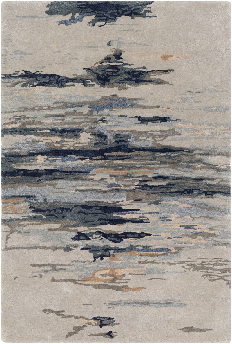 Kavita KVT-2302 5' x 7'6' Gray Rug