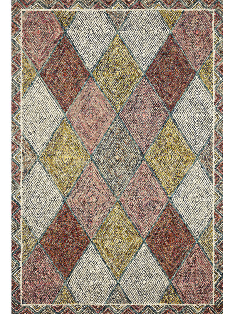 Spectrum SPE02 Turquoise/Fiesta 8'6" x 12' Rug