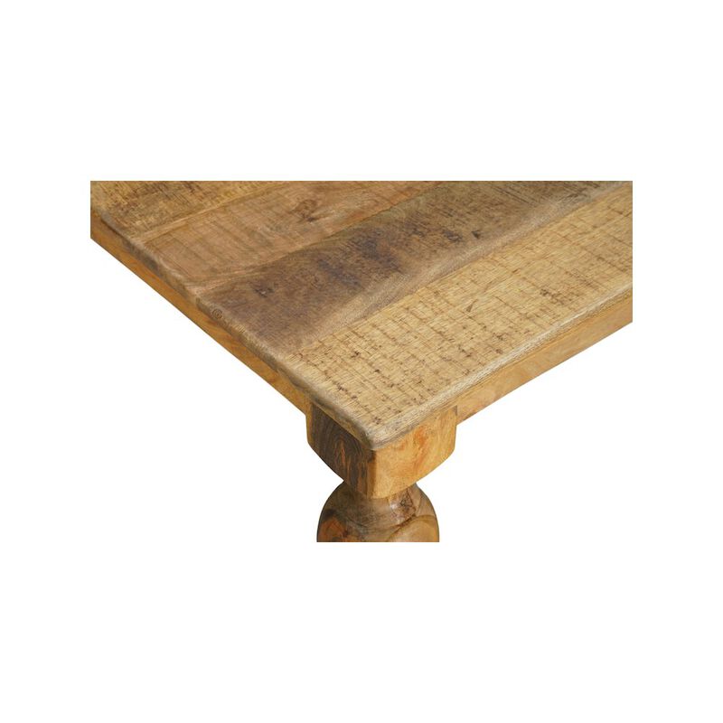 Taran Designs Renith 72 Carved Solid Wood Dining Table
