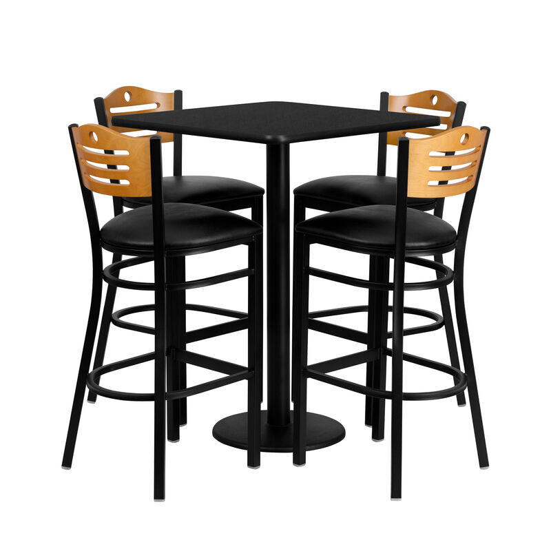 Laminate Restaurant Bar Table and Stool Sets
