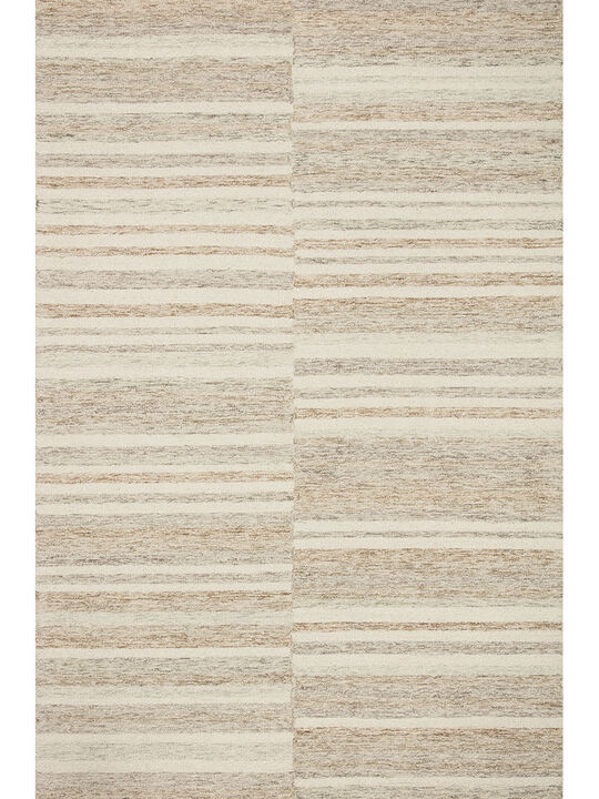 Chris CHR03 Ivory/Clay 3'6" x 5'6" Rug