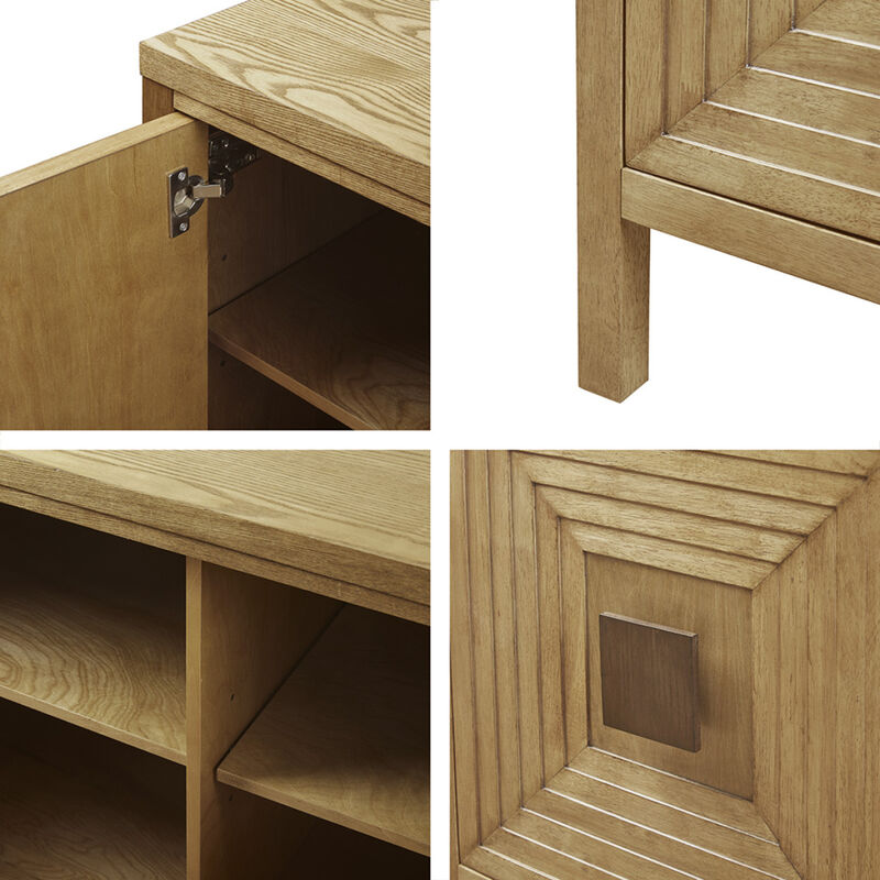 2 Door Accent Cabinet With Adjustable Shelves
