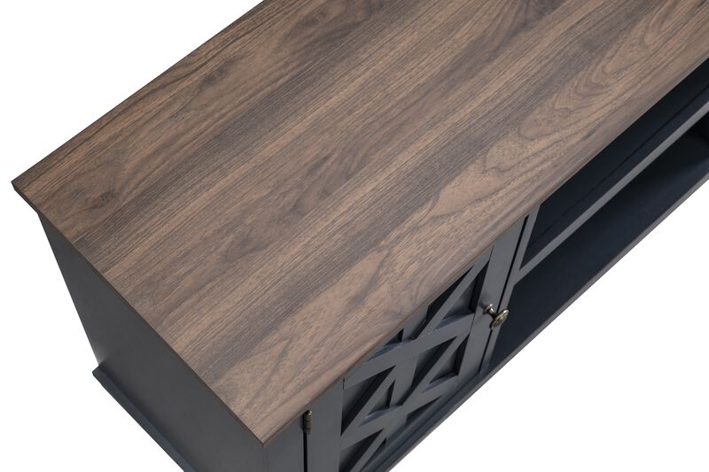 FESTIVO 54" Faux Raw Wood TV Stand for 60" TVs