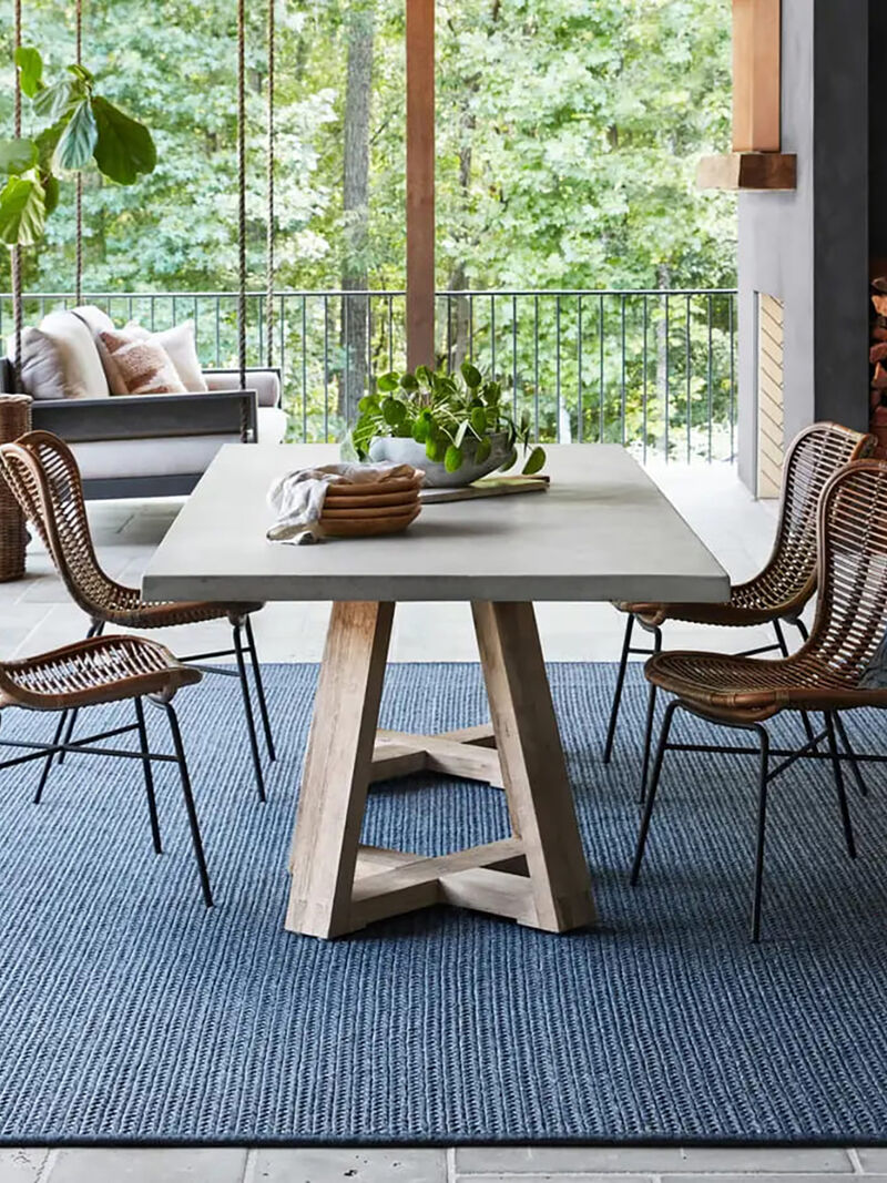 Nirvana Premium Iver Blue 5' x 8' Rug
