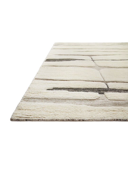 Bennett BEN03 Ivory/Bark 5'6" x 8'6" Rug
