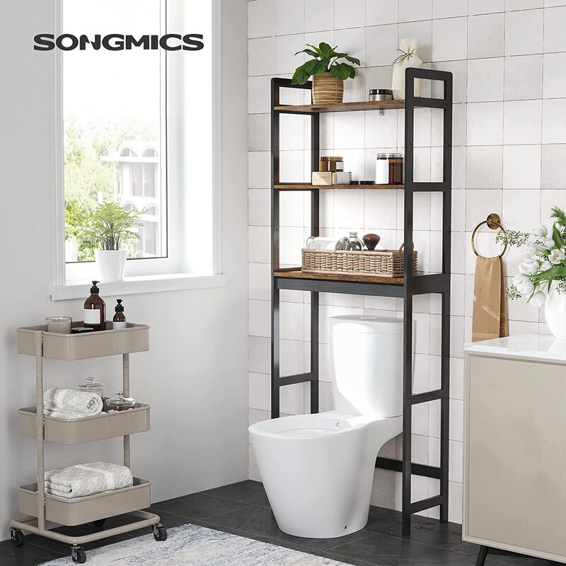 3-Tier Over-The-Toilet Storage Organizer – Space-Saving Bathroom Soluti