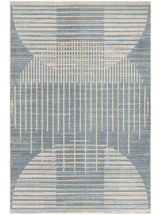 Astra Machine Washable ASW03 Blue 3'3" x 5' Rug