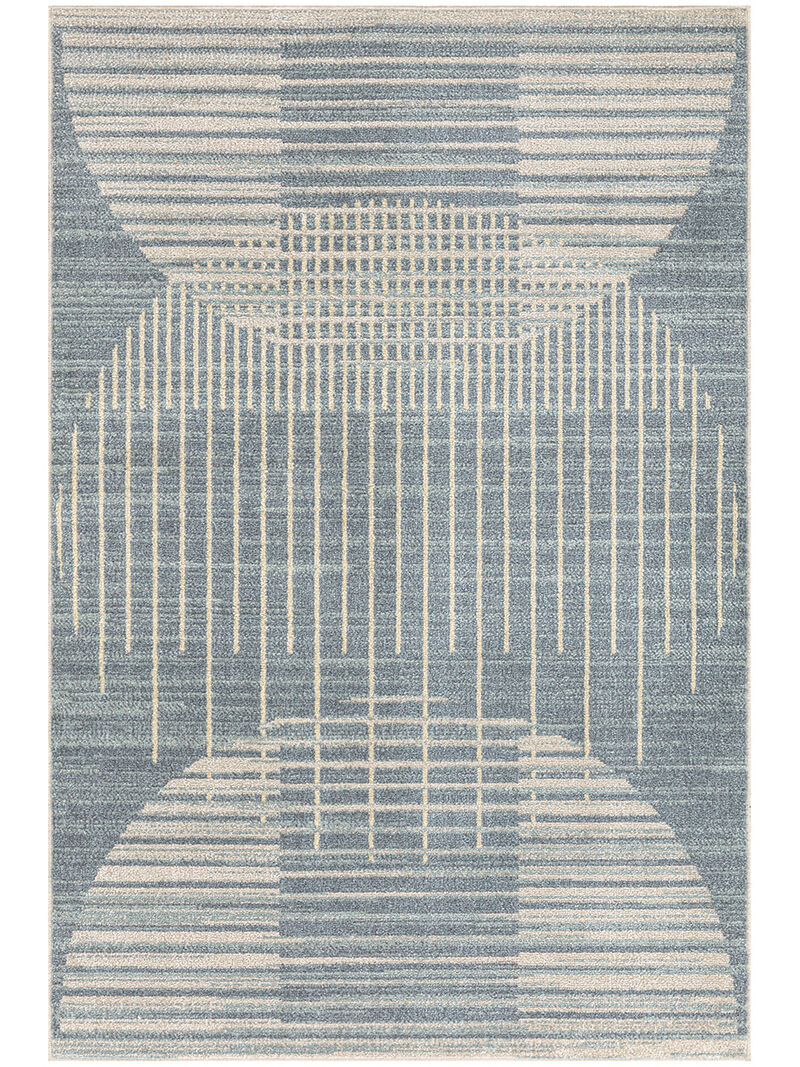 Astra Machine Washable ASW03 Blue 3'3" x 5' Rug