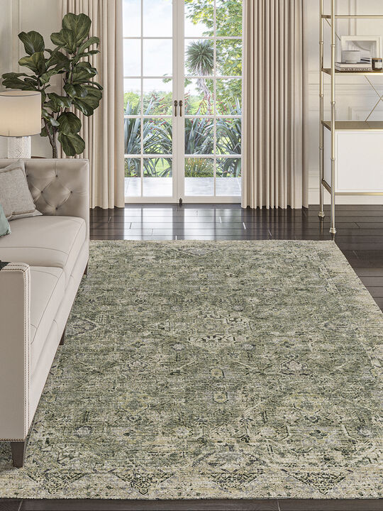 Tuscany TU12 Green 9' x 12' Rug