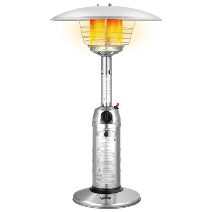Hivvago 11000 BTU Portable Tabletop Propane Patio Standing Heater