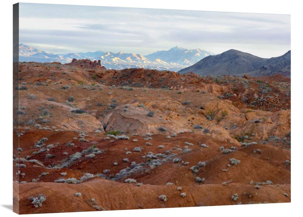 Black Mountains surrounding Valley of Fire State Park, Nevada-Canvas Art-40x30