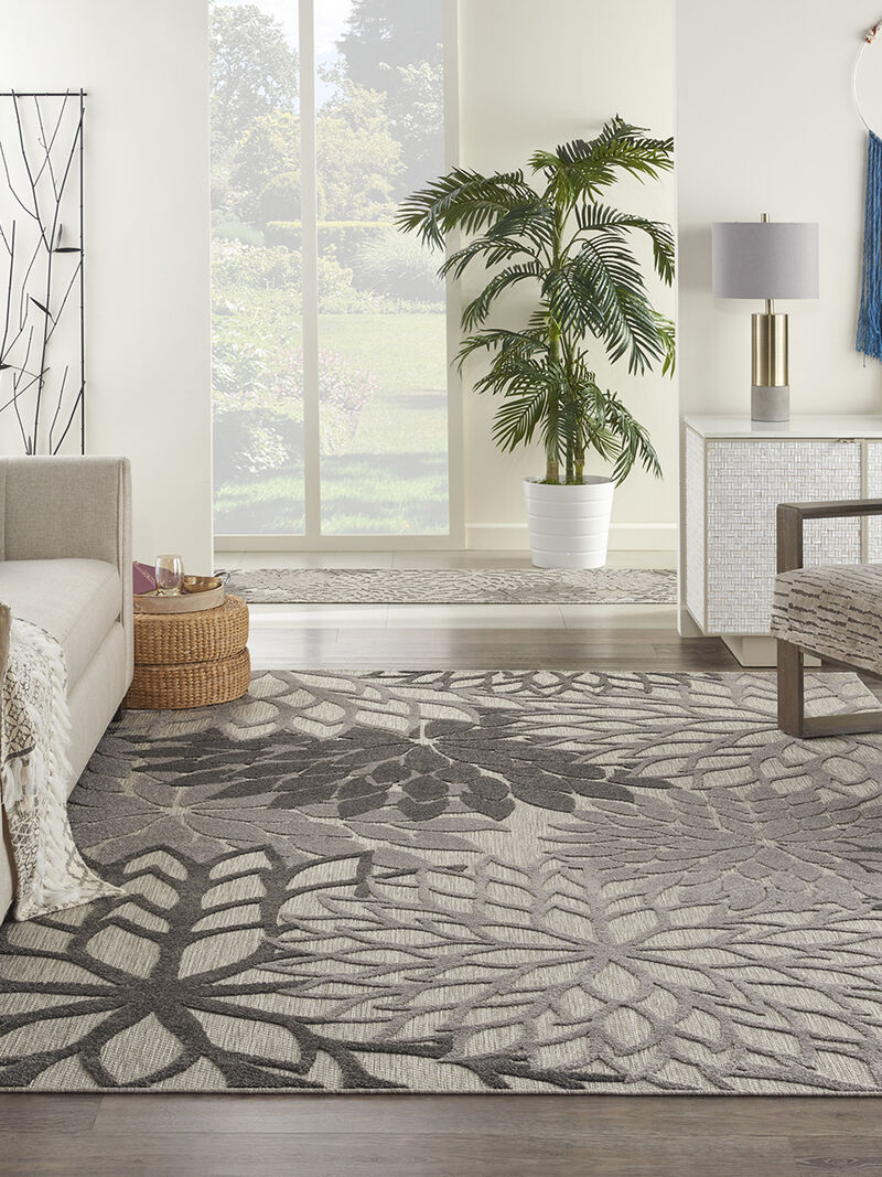 Aloha ALH05 Silver/Gray 3'6" x 5'6" Rug