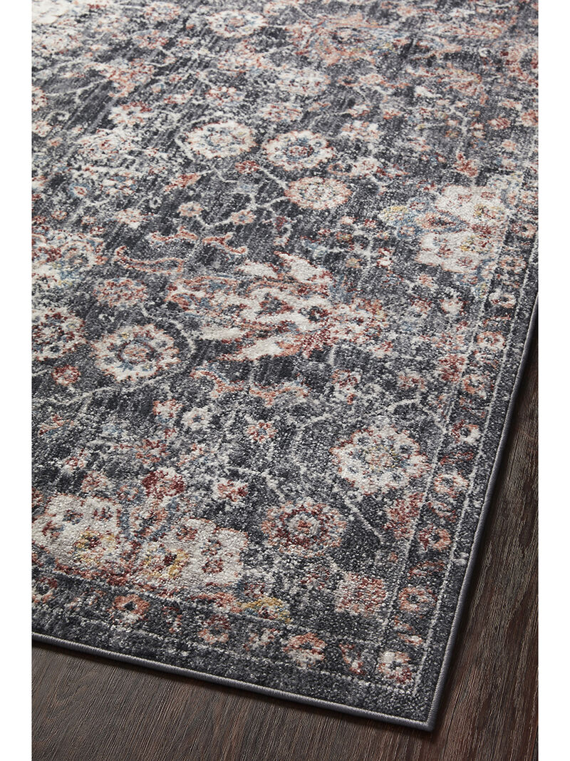 Cassandra CSN03 Charcoal/Rust 3'9" x 5'9" Rug
