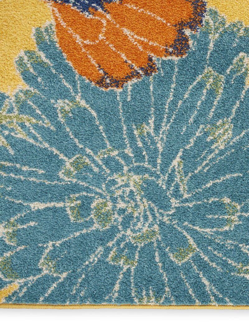Allur ALR06 Yellow/Multi 4' x 6' Rug