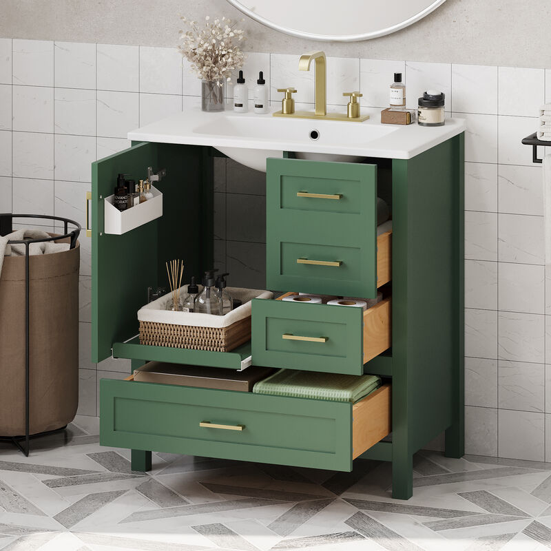 Merax Bathroom Storage Cabinet Vanity with Sink