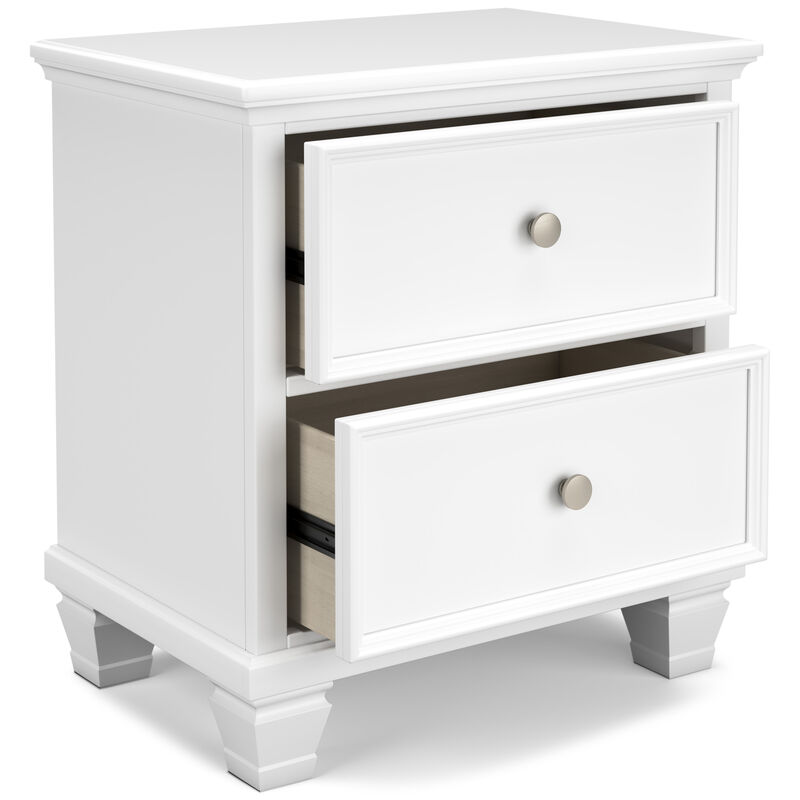 Fortman White Nightstand