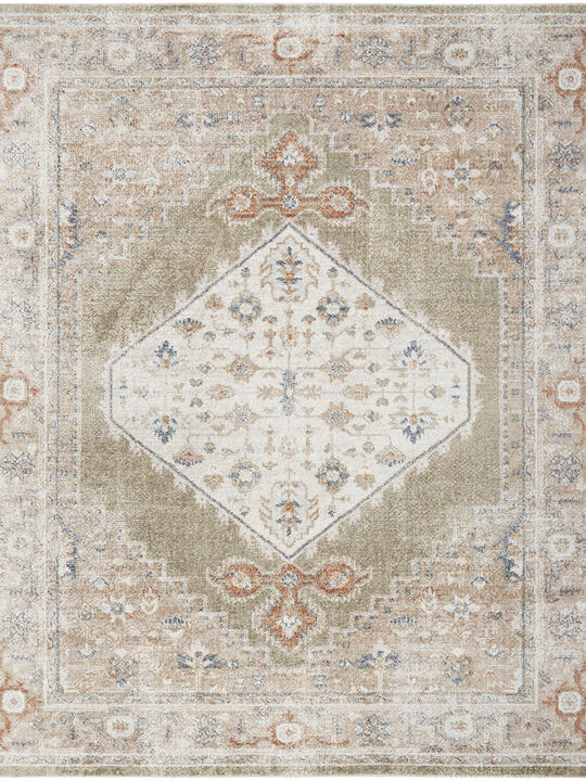 Astra Machine Washable ASW11 Sage/Multicolor 9' x 12' Rug