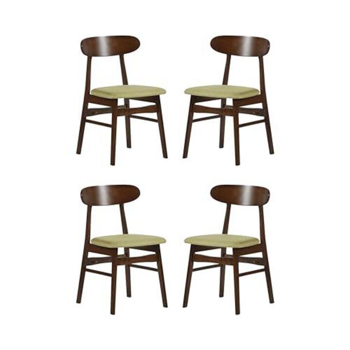 New Classic Furniture Morocco Green Solid Wood Dining Chair (Set of 4)
