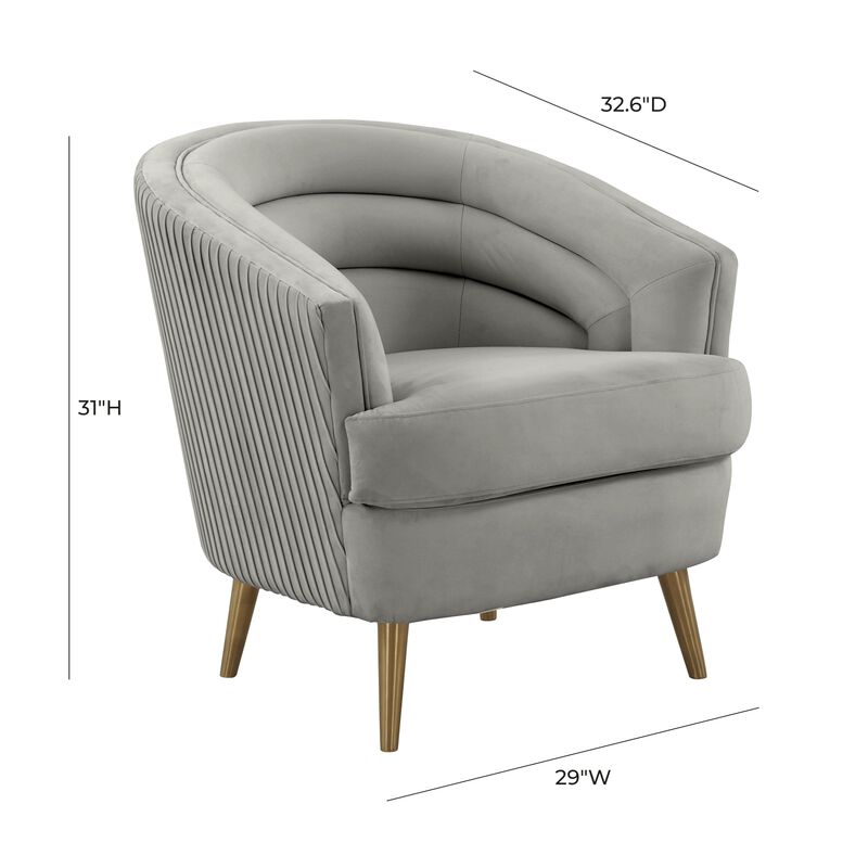 Jules Velvet Accent Chair by Inspire Me Home Decor