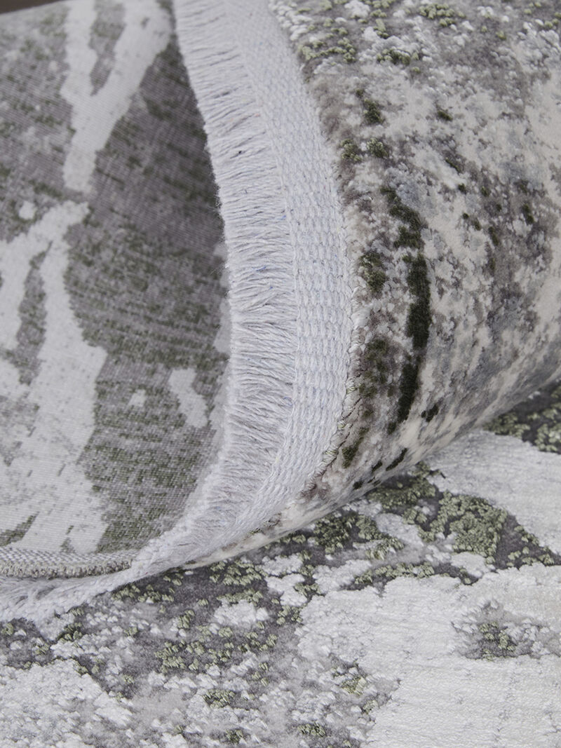 Cadiz 39N6F 3'1" x 5' Gray/Green/Taupe Rug