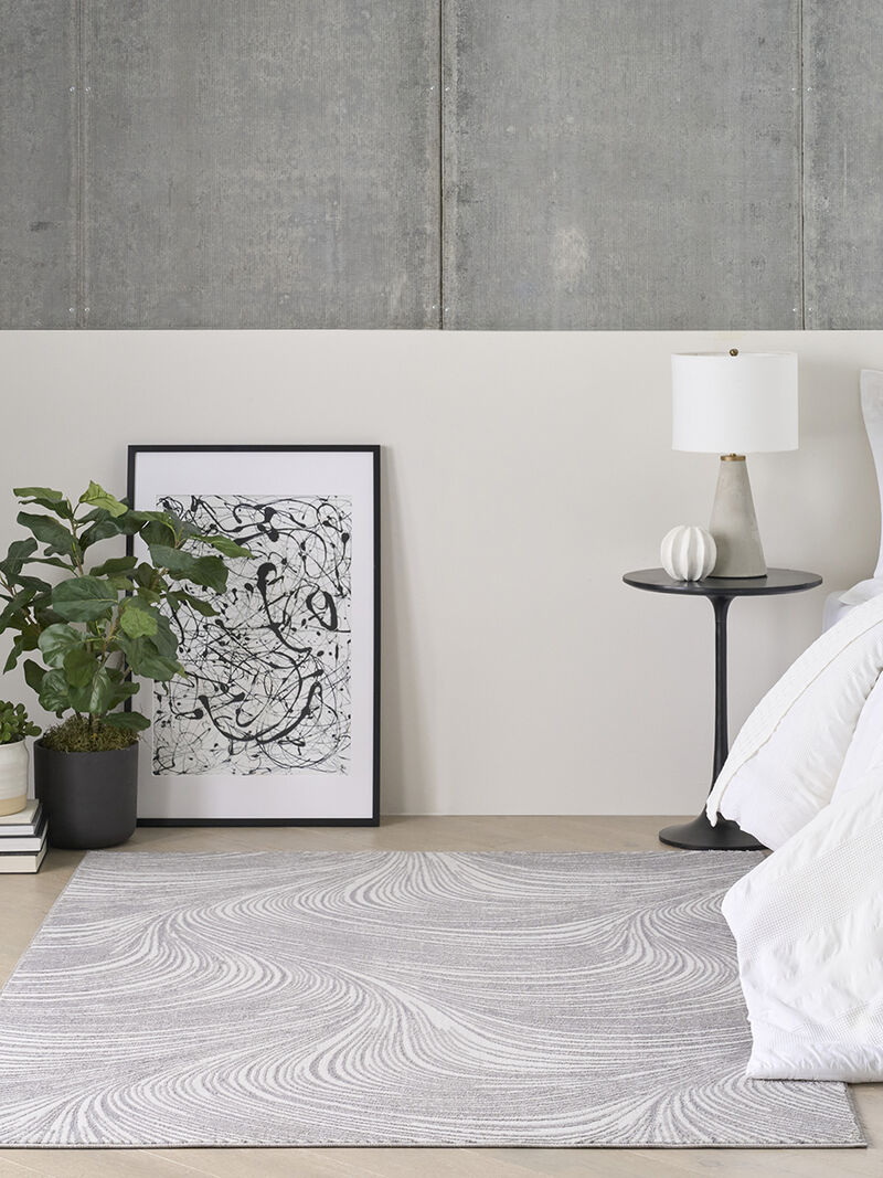 Central Park West CEP02 Gray 3'11" x 5'11" Rug