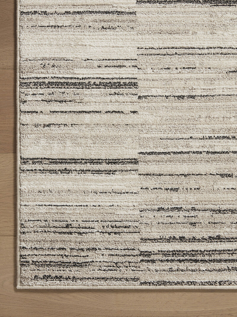 Darby DAR01 Charcoal/Sand 7'10" x 10' Rug