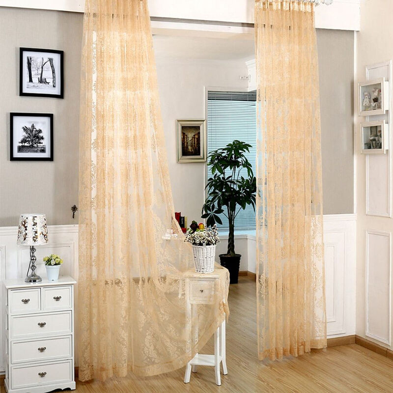 Dolce Mela Sheer Curtains Panel