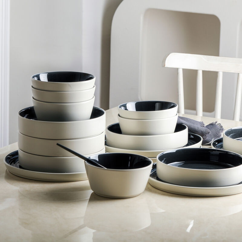 Stone Lain Elica Stoneware 12 Piece Dinnerware Set