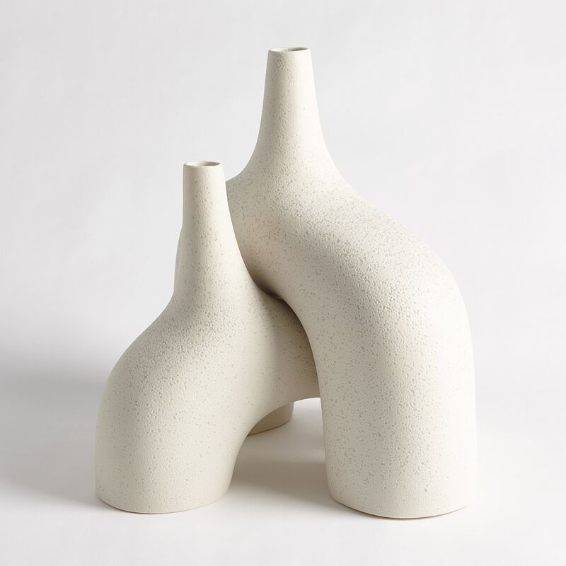 Stretch Vase-Whtie Large
