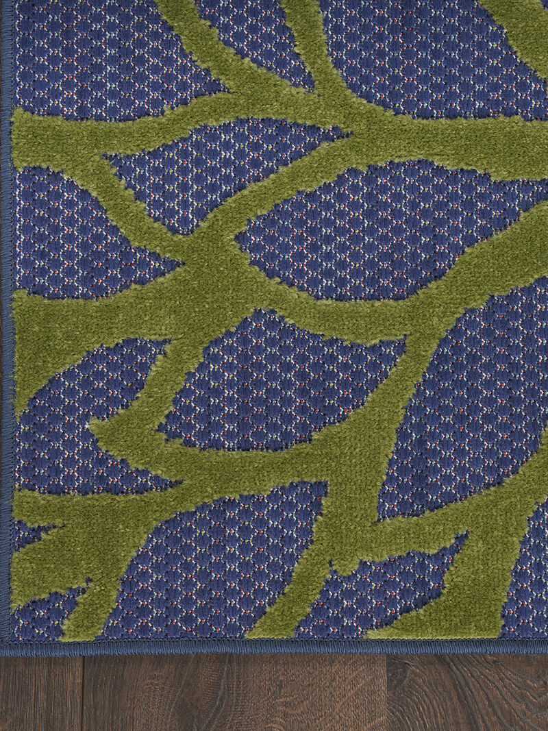 Aloha ALH05 Navy/Multicolor 3'6" x 5'6" Rug