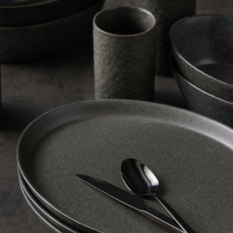Stone by Mercer Project Katachi Stoneware 16 Piece Dinnerware Set