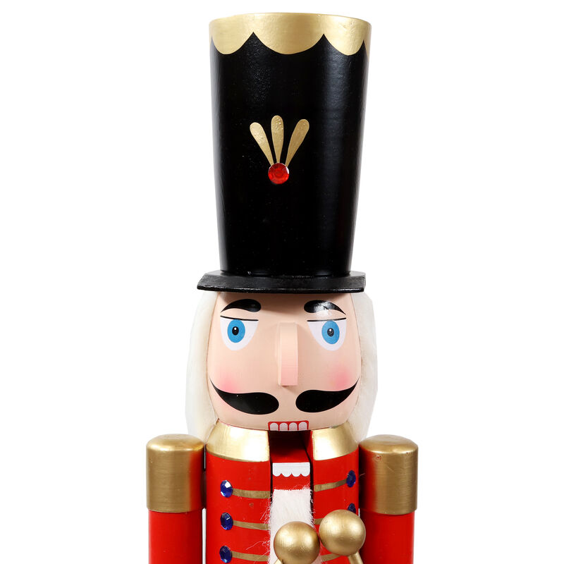 Sunnydaze Noah the Harmonious Indoor Christmas Nutcracker Statue - 35.75 in