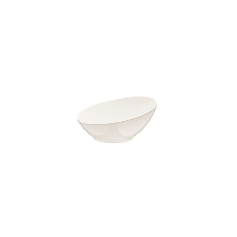 Gourmet dia.7.25" h:3.25" 15 oz. Round Warm White Porcelain Bowl (Set of 4)