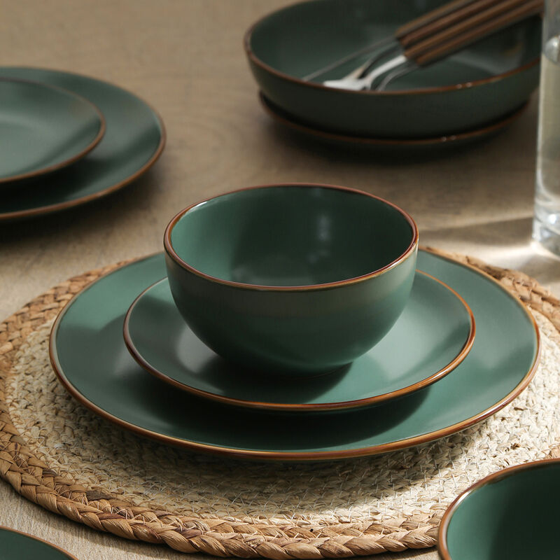 Stone Lain Brasa Stoneware 32 Piece Dinnerware Set