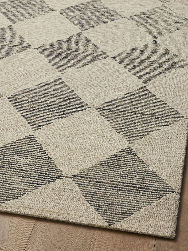 Francis FRA01 Beige/Charcoal 5' x 7'6" Rug