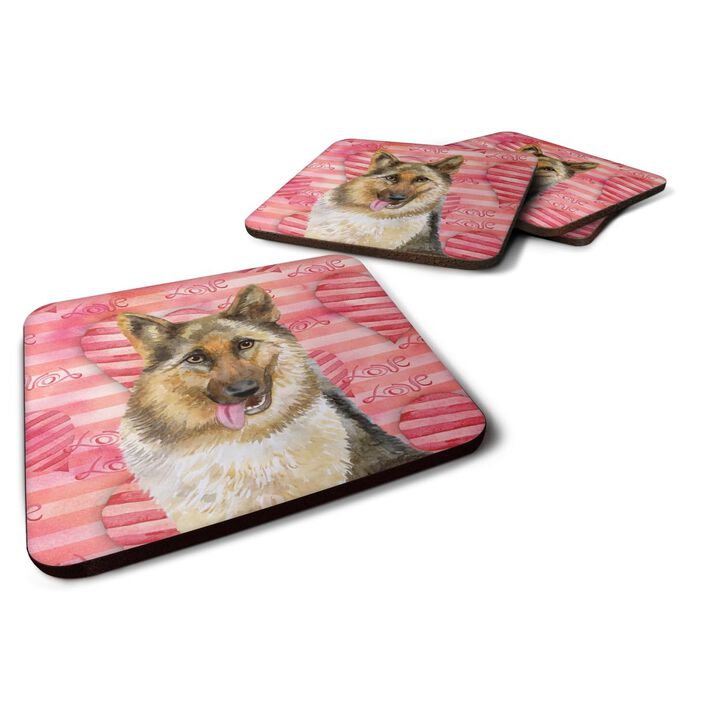 Caroline's Treasures German Shepherd Love Decorative coasters, Multicolor