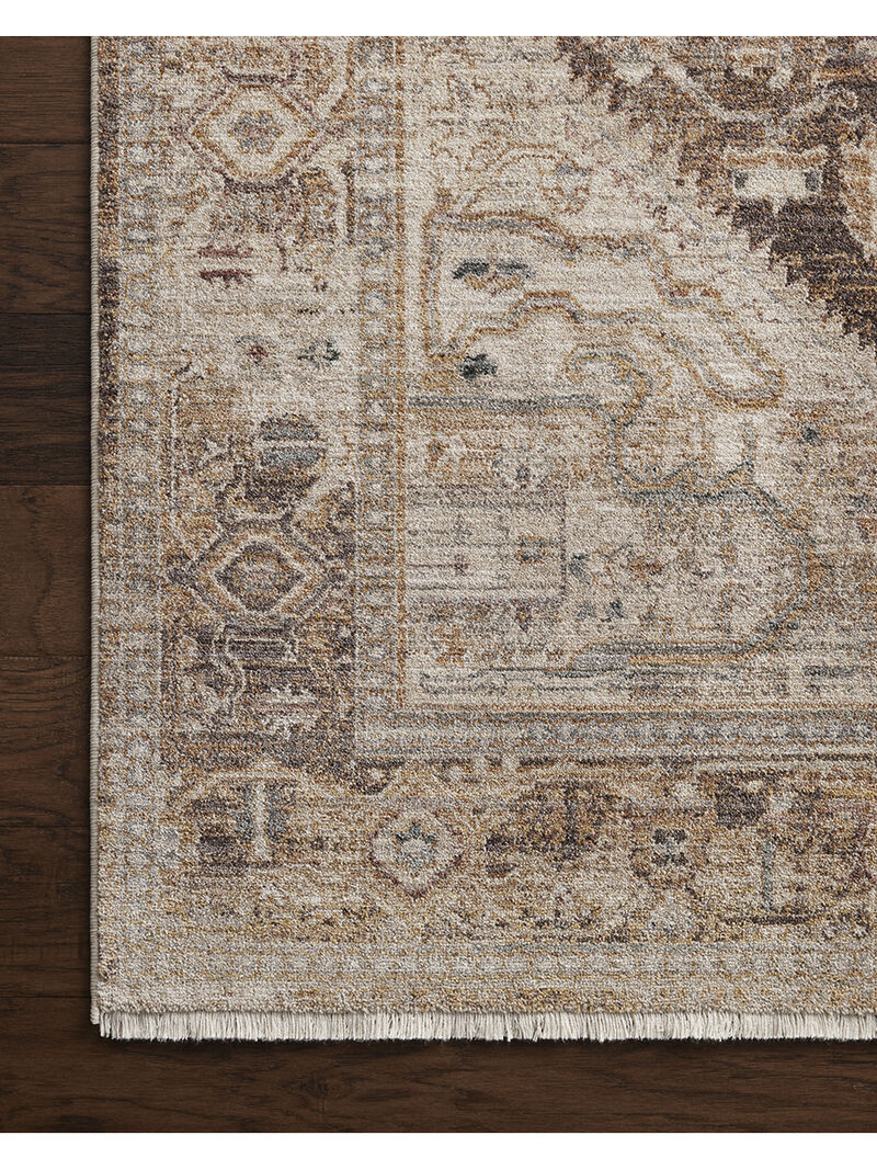 Lyra LYR07 Natural/Mocha 5'3" x 7'9" Rug