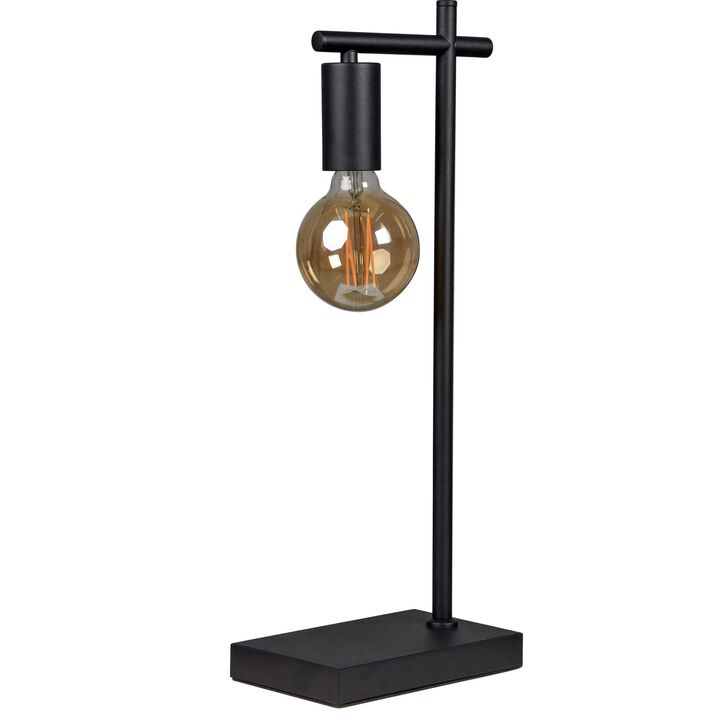 20.75" Black Powder Coated LED Table Lamp
