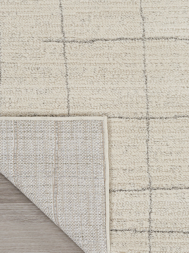 Andes AND04 Ivory/Gray 3'11" x 5'11" Rug