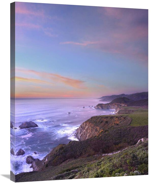 Bixby Bridge, Big Sur, California-Canvas Art-24x32