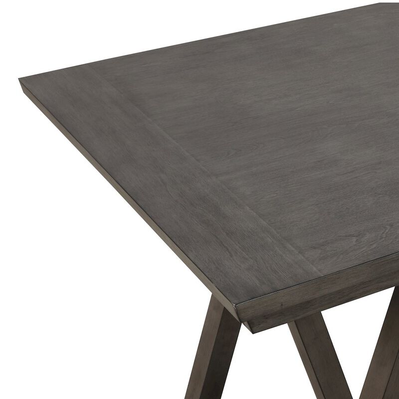 New Classic Furniture High Line Wood 80 Rectangular Dining Table, Coffee