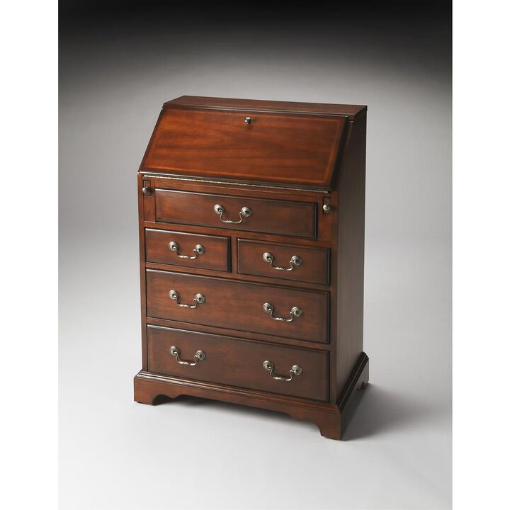 Butler Specialty Company Danforth Secretary, Dark Brown