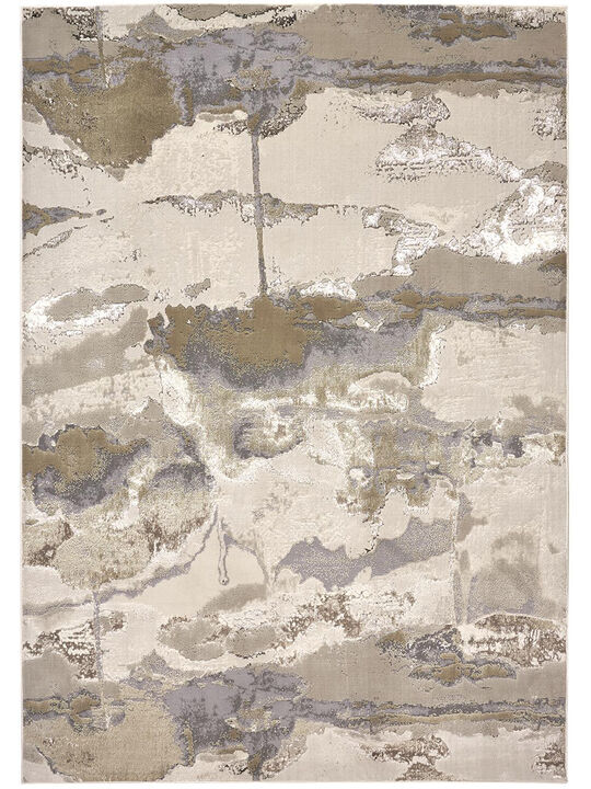 Aura 3737F Gray/Ivory/Gold 9'2" X 12' Rug