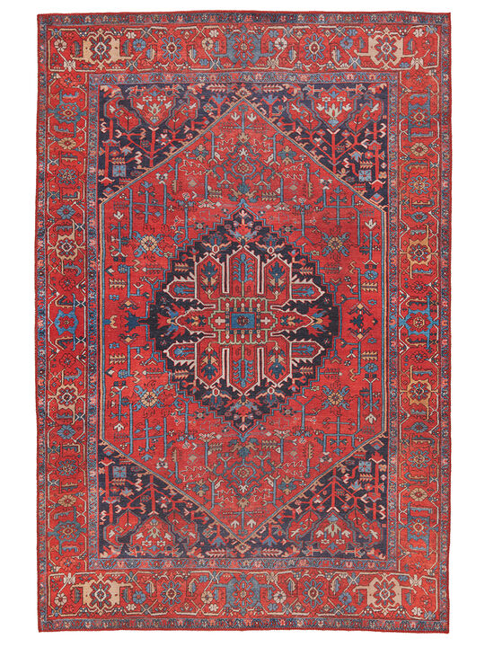 Harman By Katelester Eterna Red 7'6" x 10' Rug