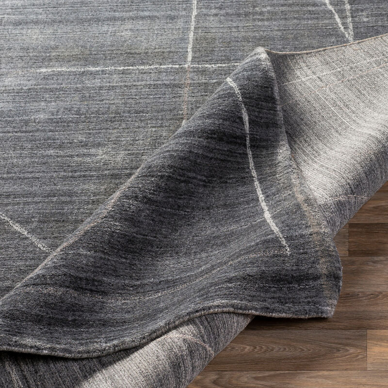 Hightower HTW-3010 4' x 6' Black Rug