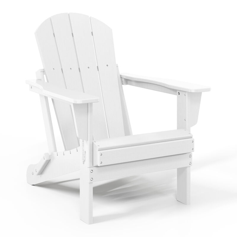 WestinTrends Westintrends 4-Piece set outdoor folding Poly Adirondack chair