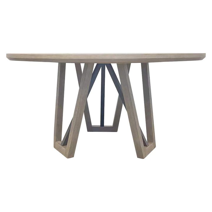 Parker House Furniture Pure Modern Dining 60 In. Round Table with Wood Base